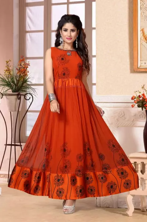 Product image of Floor length Gown , price: Rs. 499, ID: floor-length-gown-e2bd3ded