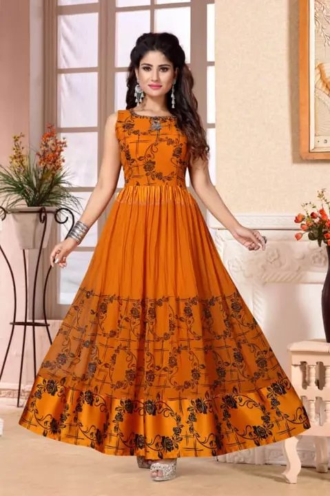 Product image of Floor length Gown , price: Rs. 499, ID: floor-length-gown-f49f5eab