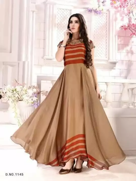 Product image of Floor length Gown , price: Rs. 499, ID: floor-length-gown-9a286dcf