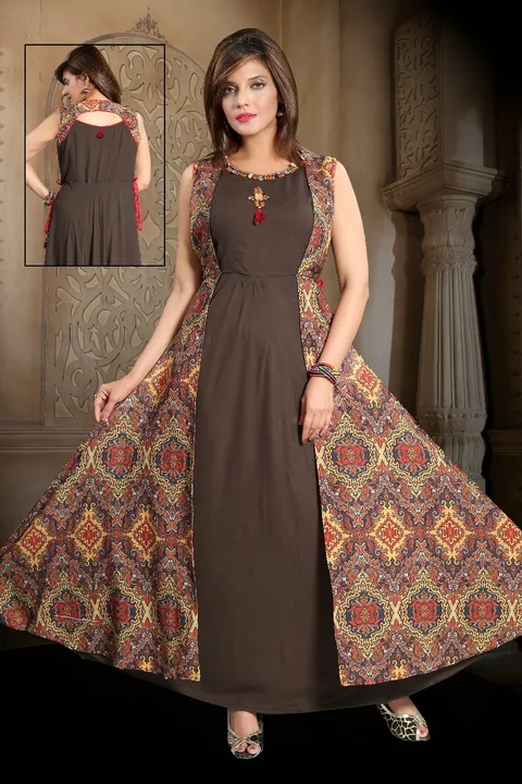 Product image of Floor length Gown , price: Rs. 499, ID: floor-length-gown-ef52a211
