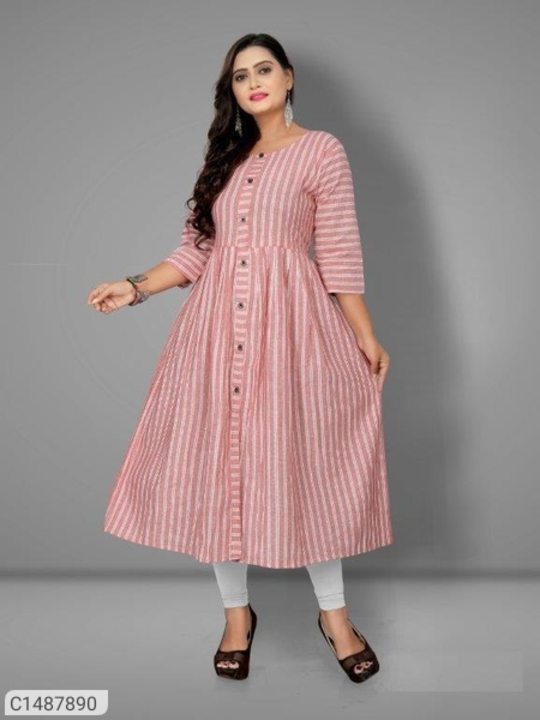 Post image *Catalog Name:* Stunning Printed Cotton Kurtis
*Details:*Description: 1 Piece of KurtiFabric:  CottonSize; Bust (In Inches):  M-38, L-40, XL-42, XXL-44,3XL-46Length: 46 In. Sleeves: 3/4  Sleeves Type: StitchedWork:Printed Designs: 5
💥 *FREE Shipping* 💥 *FREE COD* 💥 *FREE Return &amp; 100% Refund* 🚚 *Delivery*: Within 5 days Price only 460