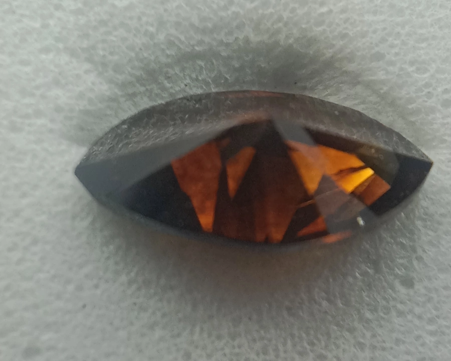 Natural diamond and reddish colour marquis 0.41 uploaded by Mahika Gems on 6/24/2022