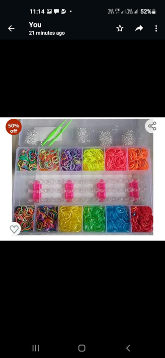 Post image I want 11-50 pieces of Rubber jewellery making kit .