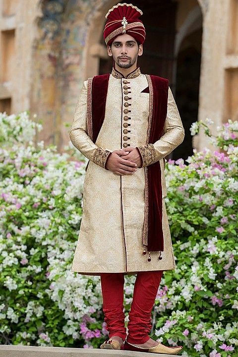 Mens wedding sherwani  uploaded by Mens ethnic wear  on 11/5/2020