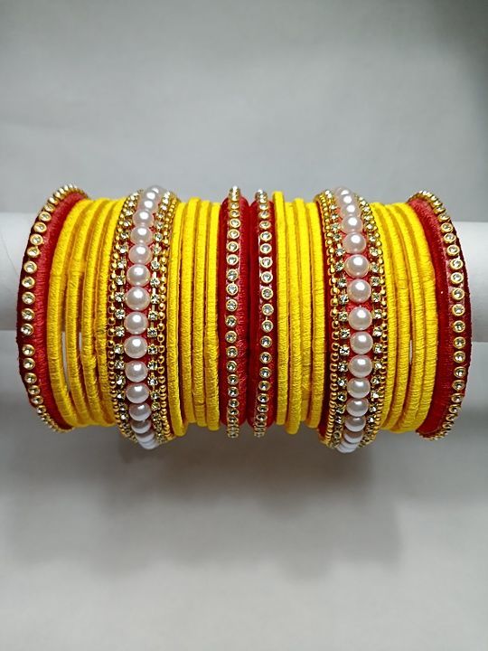Silk thread bangles  uploaded by Neeru beauty point  on 6/19/2020