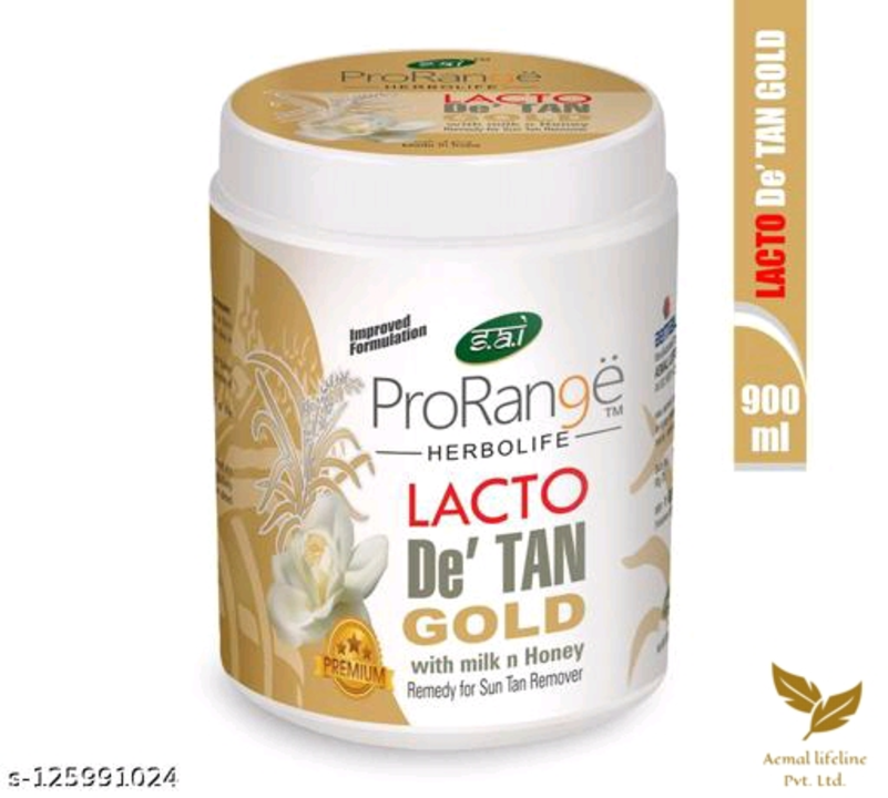 Product image with price: Rs. 550, ID: sai-prorange-lacto-de-tan-gold-800ml-fa38136f