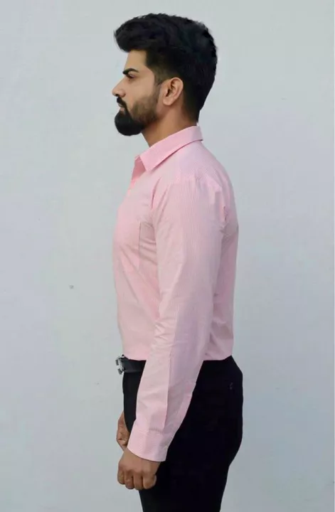 yarn dyed cembric pink lining formal shirt at very low prices  uploaded by JMK ENTERPRISES on 6/24/2022