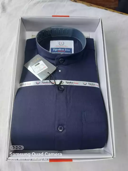 Blue formal shirt  uploaded by Om sai enterprises on 6/24/2022