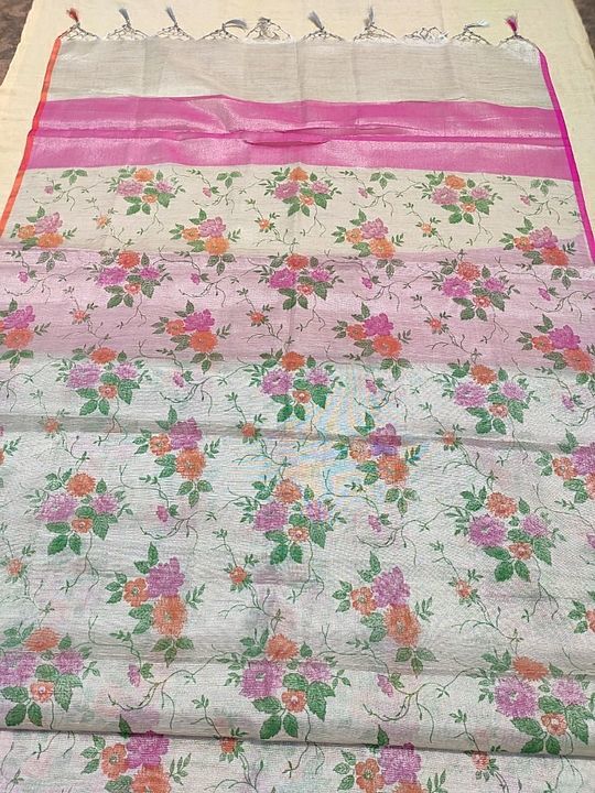 Tissu printed saree
 uploaded by business on 11/5/2020