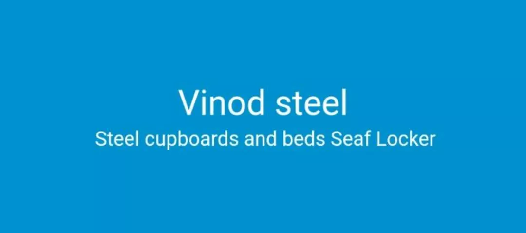 Visiting card store images of Vinod Steel and wooden furniture 