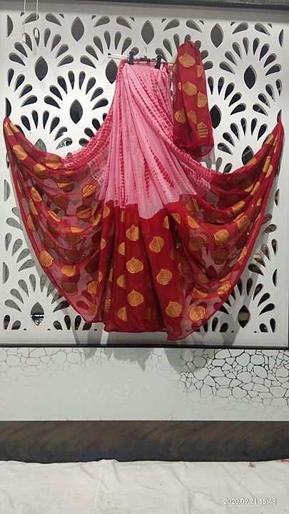 Shiffon saree uploaded by Veera Shopping Hub  on 11/5/2020