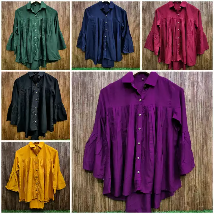 Post image MV.

*CODE:* 103 🎊 *plan Western top*      
    *Name* : *Aampali*  👚 *Top Fabric:* Havy 14kg Reyon   🥳 *Full Stitched Readymade*  ↔️ *Bust Size:* S(36),M(38), L(40), XL(42)  👚 *Top Length:* Front 19"                 Back 23"  ⚜️ *Type:* Plan  🎨 *Colour:* 6Black, Blue, Mahroon, Green,Wine,Yellow 
😋 *Price:350/-*
🇲🇾35rm free shipping 🇲🇾
💹 *Full stock available*
*With proper stitching and  interlock*                     
🧶 *PD means quality*