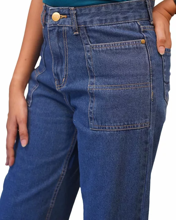 Denim Jean straight jeans uploaded by Maa sheetala chaukiya textile pvt ltd on 6/25/2022