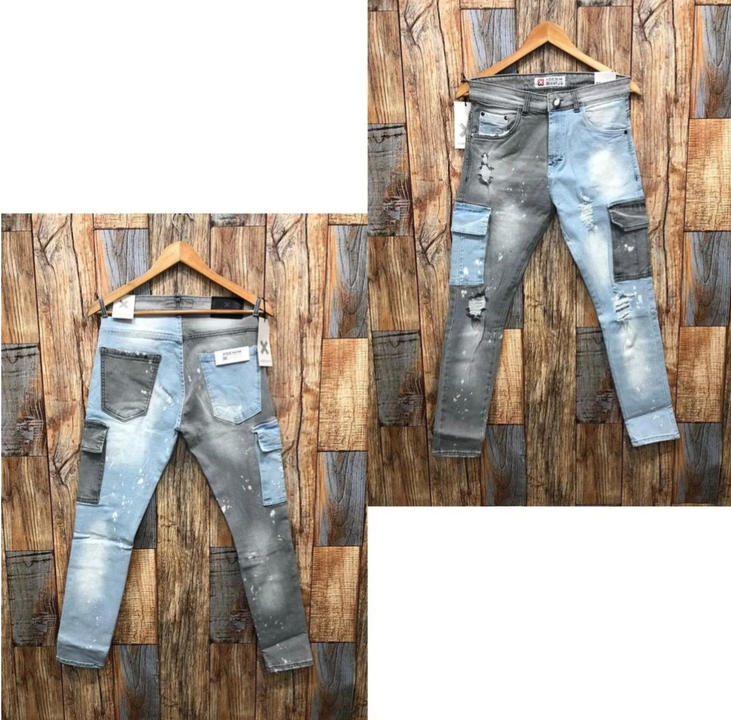 DENIM CARGO JEANS uploaded by Treasure boutique on 6/25/2022