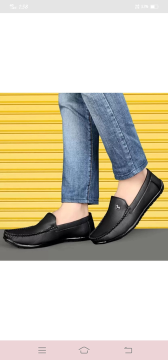 Lazy21 🥳 Synthetic Leather Black 🖤 Comfort Slip On Loafers For Men 😍 Trendy And Attractive Loafer uploaded by .lazy21.com on 6/25/2022