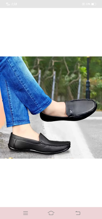 Lazy21 🥳 Synthetic Leather Black 🖤 Comfort Slip On Loafers For Men 😍 Trendy And Attractive Loafer uploaded by .lazy21.com on 6/25/2022