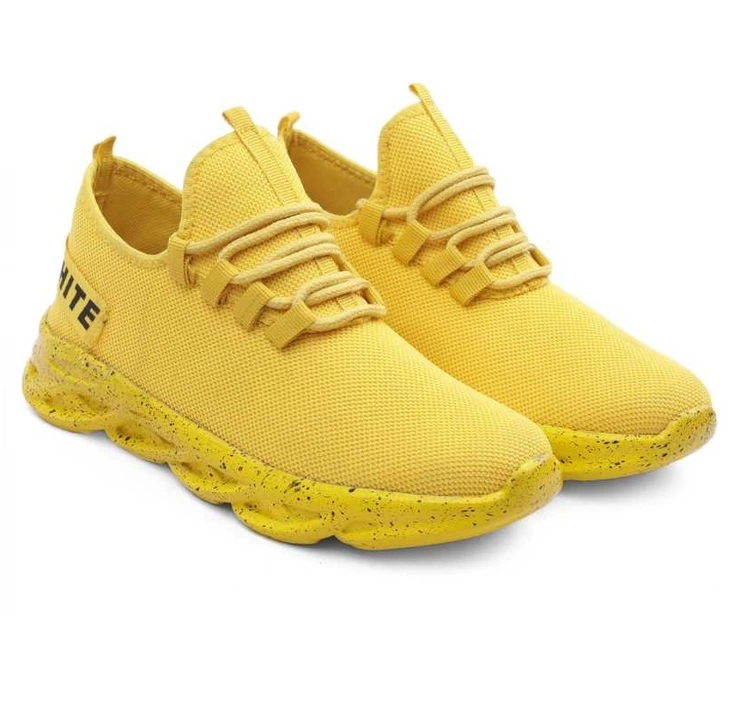 📣 Lazy21 Synthetic Leather Yellow 💛 Men 😍 Trendy And Attractive Lace up Sports Shoes For Men 😍🥳 uploaded by .lazy21.com on 6/25/2022