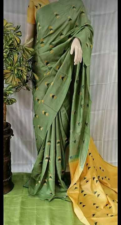 Post image Katan silk embroidery work saree
Price:-1400+shipping
DM-7349891587 WhatsApp
All colours available
Home delivery all state in India

Wholesalers and resellers Most welcome