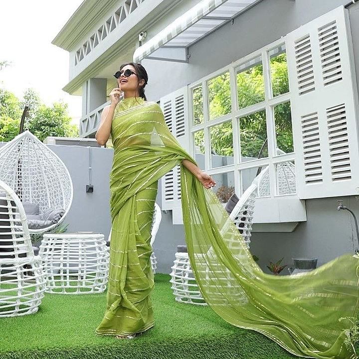 Green Saree For Women
 uploaded by Quesha on 11/5/2020
