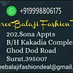 Business logo of Shree Balaji Fashion Deal based out of Surat