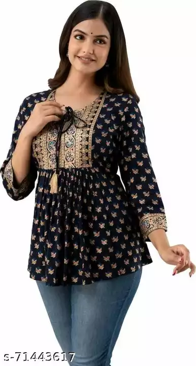 *Classy Elegant Women Tops & Tunics*
 uploaded by Online Matching Store on 6/25/2022