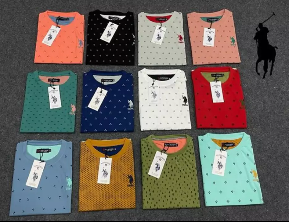 men t-shirts brand 1st copy  uploaded by Gupta Garment 1st Copy Brand Wholesale  on 6/25/2022
