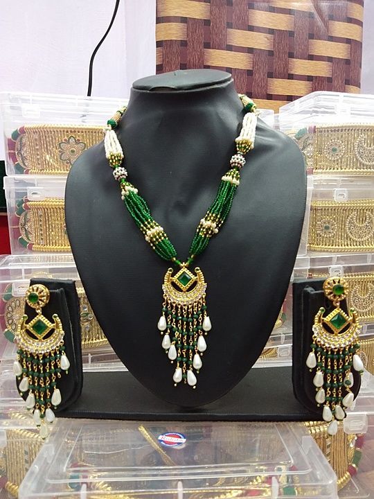 Ad Rajputi pendal set  uploaded by Jai Bhavani imitation jewellery  on 11/5/2020