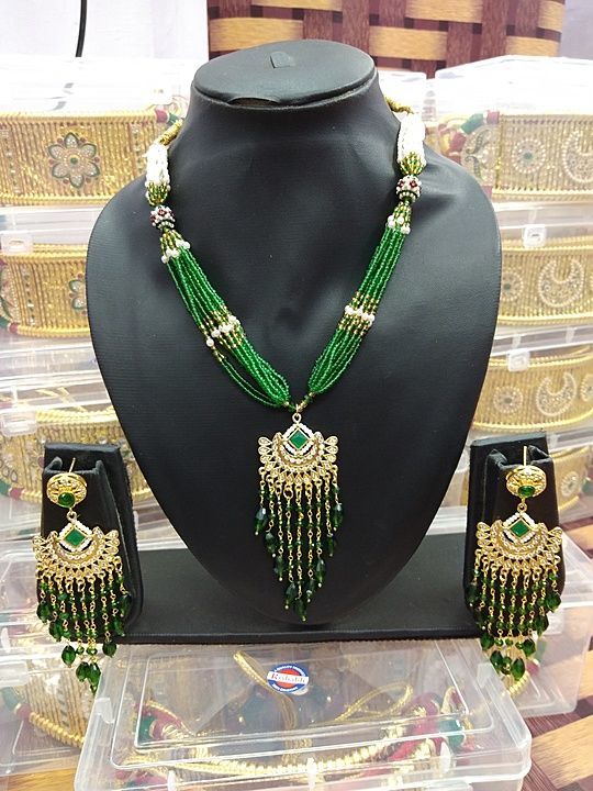 Ad Rajputi pendal set  uploaded by Jai Bhavani imitation jewellery  on 11/5/2020
