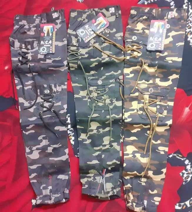 Army printed Cargo pants  uploaded by business on 6/26/2022