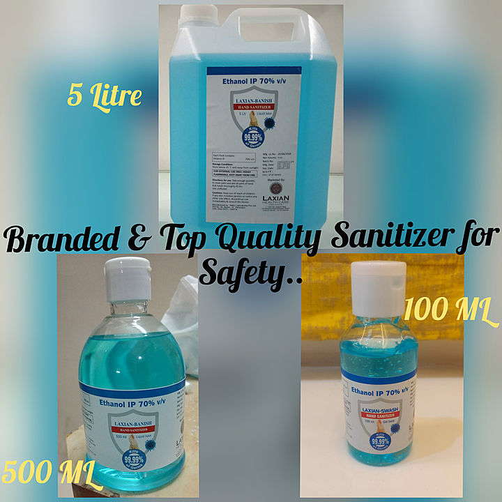 Branded sanitizer  uploaded by Annapurna Traders on 6/19/2020