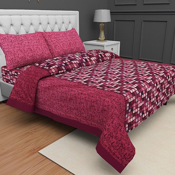 Cotton Jaipuri Double Bedsheet with 2 pillow covers  uploaded by Ved International  on 11/6/2020