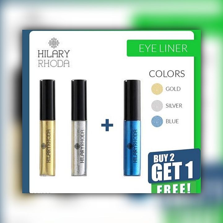 Hillary Rhoda colourful eyeliner uploaded by business on 11/6/2020