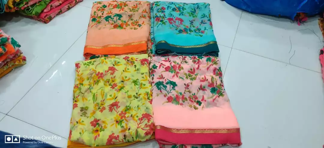 Waitless printed saree uploaded by business on 6/26/2022