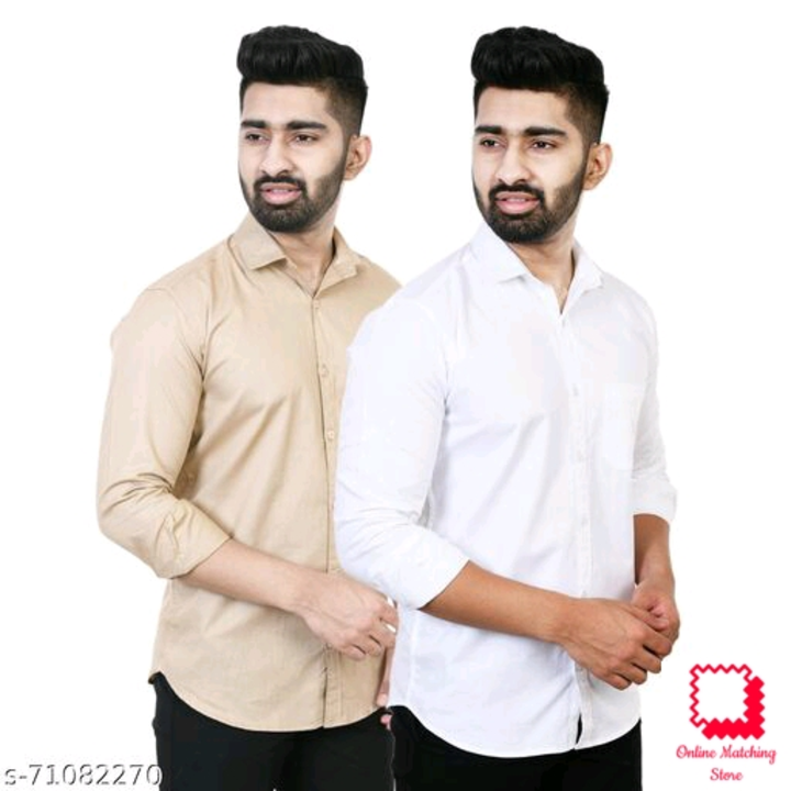 *Pack of 2 Trendy Sensational Men Shirts*
 uploaded by Online Matching Store on 6/26/2022