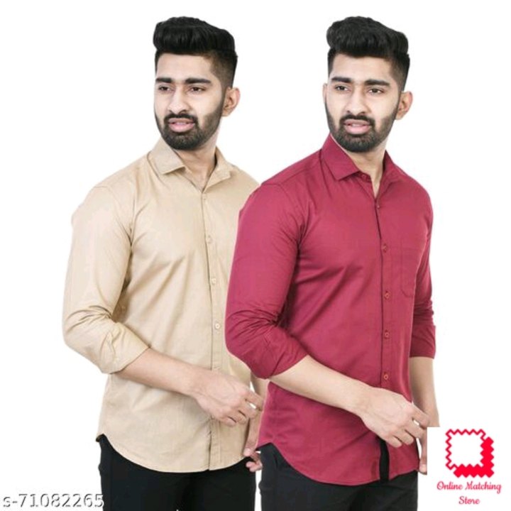 *Pack of 2 Trendy Sensational Men Shirts*
 uploaded by Online Matching Store on 6/26/2022