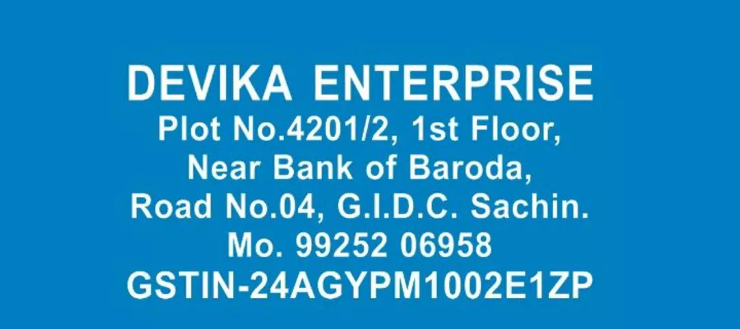 Visiting card store images of Devika Enterprise