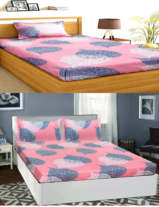 Single nd double bedsheets combo uploaded by SIMMI INTERNATIONAL on 6/26/2022
