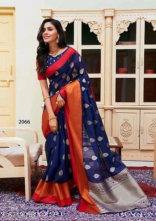 Linen saree uploaded by business on 11/6/2020