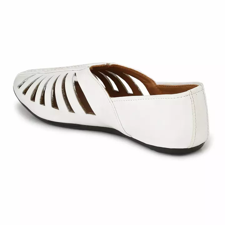 🎉📣Lazy21 🥳 Synthetic Leather White 🤍 Slip On Comfort and Fashionable Casual Sandals For Men 😍🥳 uploaded by .lazy21.com on 6/27/2022
