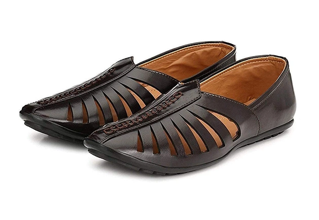 📣📣 Lazy21 Synthetic Leather Brown 🤎 Comfort And Fashionable Trendy Daily Wear Slip OnMen Sandals  uploaded by www.lazy21.com on 6/27/2022