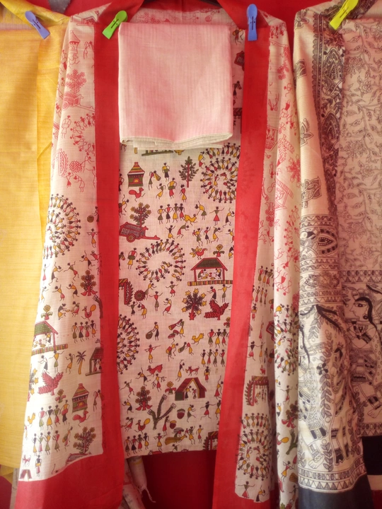 Post image Suit fabric with dupatta khadi cotton