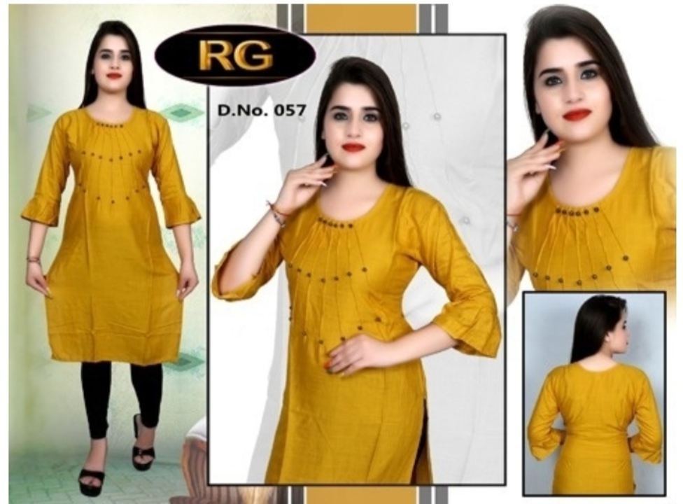 Regular wear fashionable rayon kurtis uploaded by FACTION INDIA MART on 6/27/2022