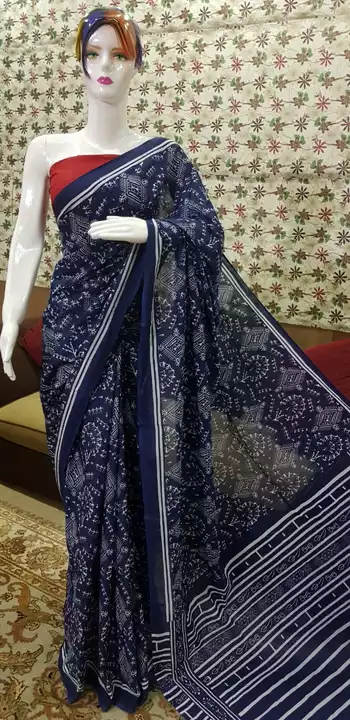 Hand Block Print Saree  uploaded by business on 6/27/2022