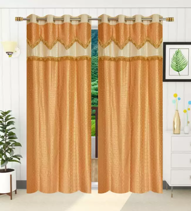 Curtain size 4×7 uploaded by Mangal handloom on 6/27/2022