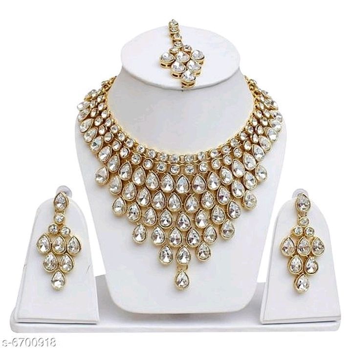 Elegant Metal Kundan Jewellery Sets
 uploaded by business on 11/6/2020