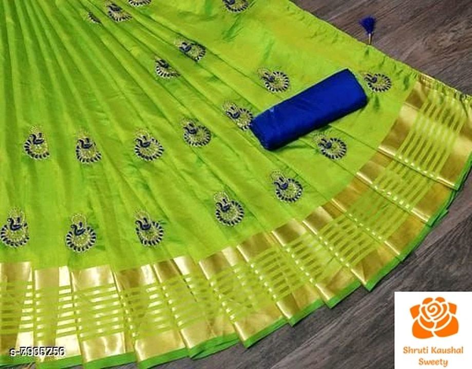 Abhisarika Drishya Sarees

Saree Fabric: Sana Silk
Blouse: Separate Blouse Piece
Blouse Fabric: Bana uploaded by business on 11/6/2020