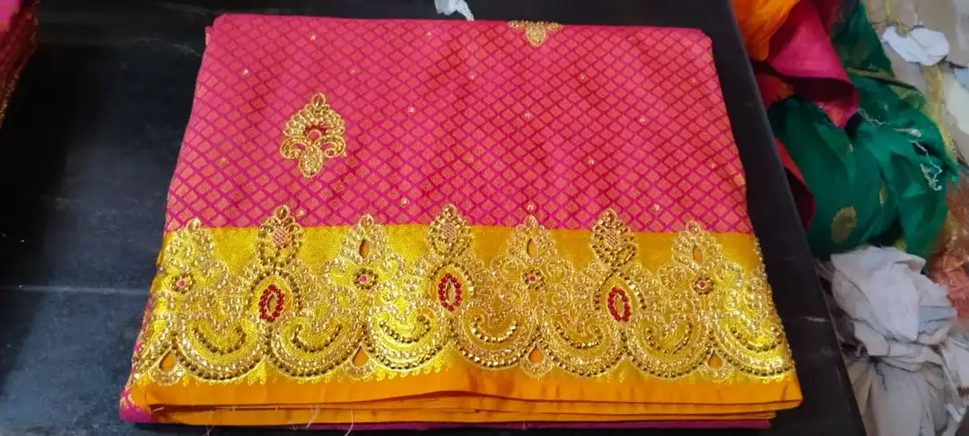 Wedding collection  uploaded by Embroidery sarees on 6/28/2022