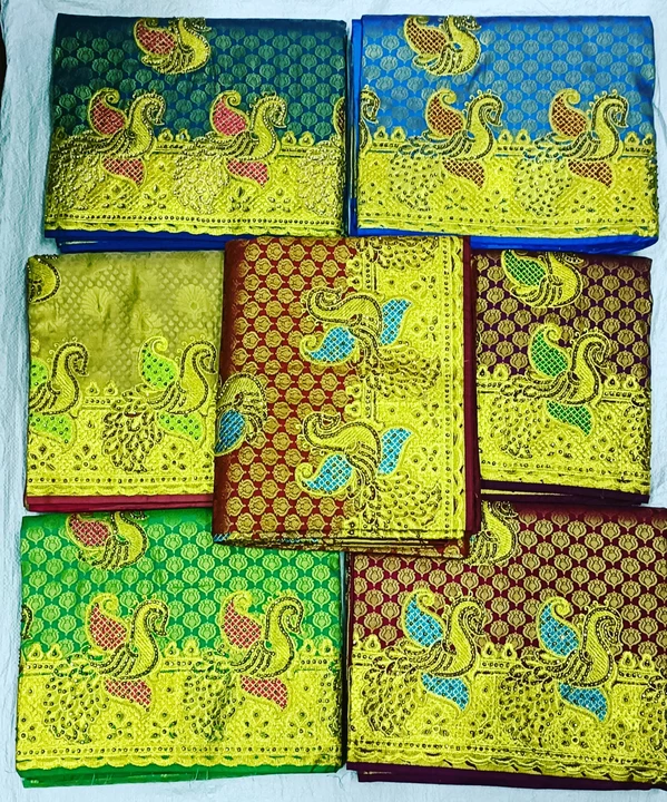 Embroidery sarees  uploaded by Embroidery sarees on 6/28/2022