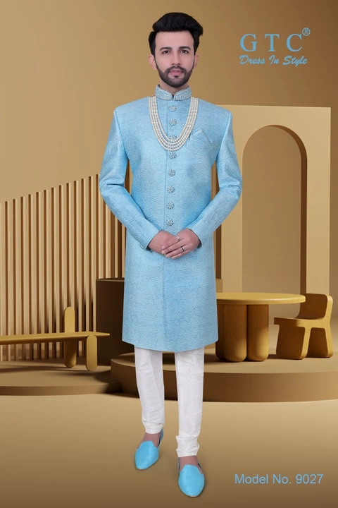 Spectacular GTC - Nawabi Sherwani  uploaded by AMBE COLLECTIONS  on 6/28/2022