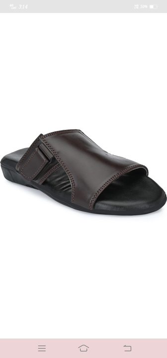 📣🎉Lazy21 Synthetic Leather Brown 🤎 Comfort And Slip On Slippers And Chappal For Men 😍🥳 uploaded by .lazy21.com on 6/28/2022